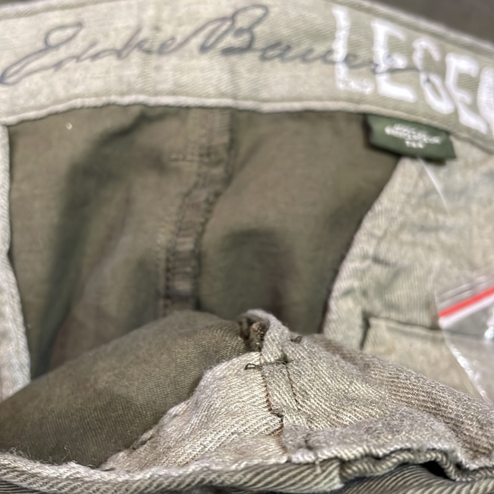 A NWOT Eddie Bauer Green Men’s Tag size T 44 100% cotton - Picture 11 of 13
